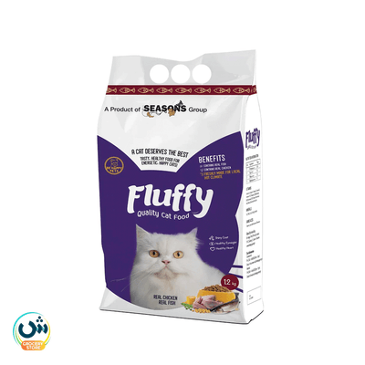 Fluffy Quality Cat Food Real Chicken Real Fish