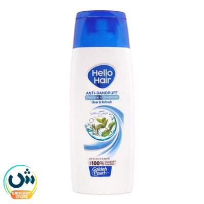 Golden Pearl Hello Hair Anti-dandruff Shampoo + Conditioner Clear & Refresh