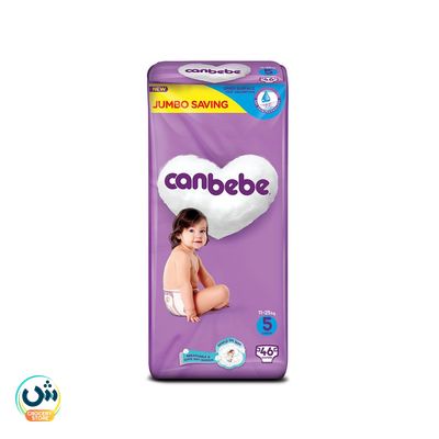 Canbebe Jumbo Saving Diapers Size 5 Junior (11-25 Kg), 46 Count