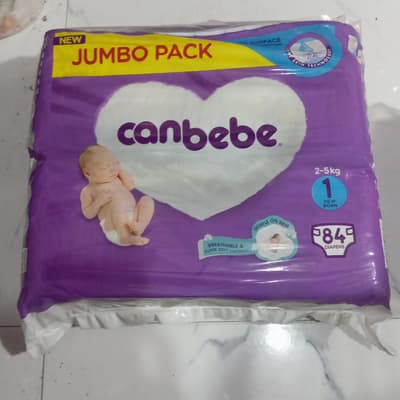 Canbebe Jumbo Pack Newborn Diapers Size 1