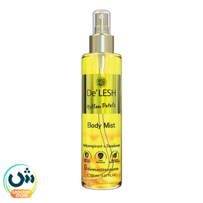 De'lesh Yellow Petals Body Mist Antiperspirant + Deodorant