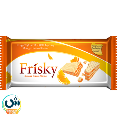 Frisky Orange Cream Wafers