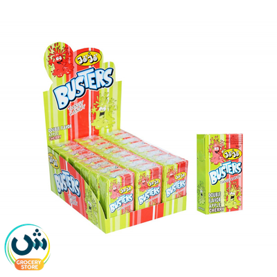 Jojo Busters Tangy Candy Double Flavor Apple Cherry