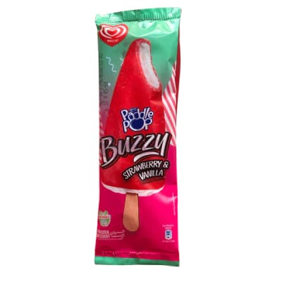 Walls Paddle Pop Buzzy Strawberry & Vanilla