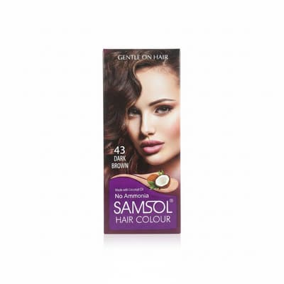 Samsol Hair Colour 43 Dark Brown