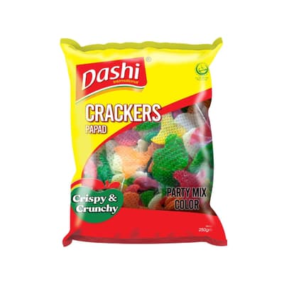 Dashi Crackers Papad Party Mix Color