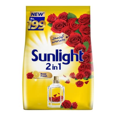 Sunlight 2 In 1 Rose Fresh Detergent Powder