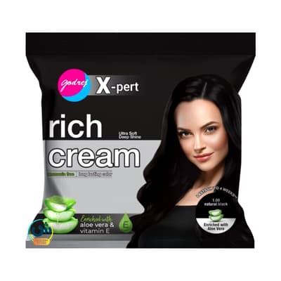 Godrej X-pert Rich Cream Hair Colour 1.00 Natural Black