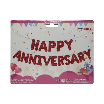 Happy Anniversary Foil Balloon