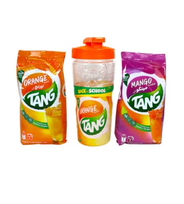 Tang Orange & Mango Flavoured Powdered Drink With Bottle