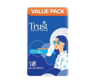Trust Maxi Thick Sanitary Napkins Value Pack