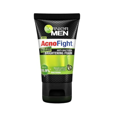 Garnier Men AcnoFight Wasabi Anti-Bacteria Brightening Foam
