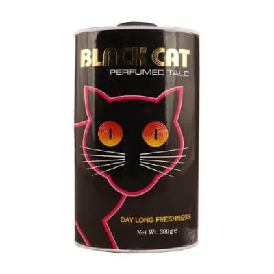 Black Cat Perfumed Talcum Powder