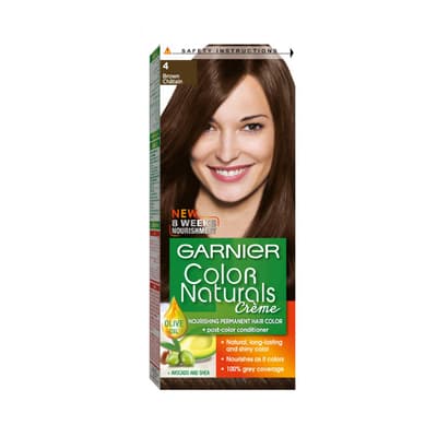 Garnier Hair Color Brown Shade 4 - Deep Nourishment