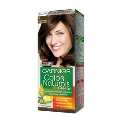 Garnier Color Naturals Cream Light Brown Hair Dye - No. 5