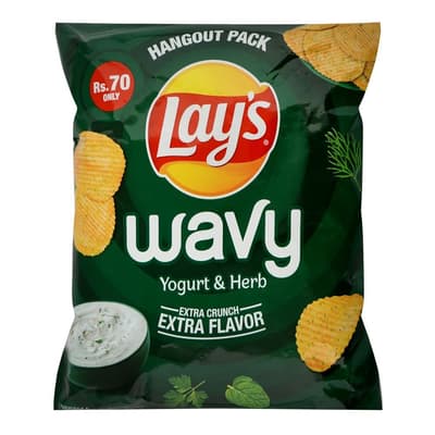 Lays Wavy Yogurt & Herbs