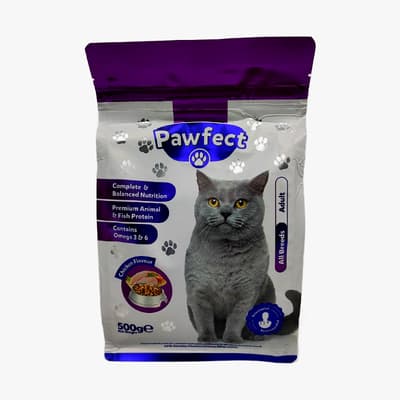 Pawfect Adult Cat Food Chicken Flavour 500g