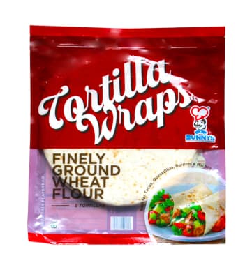 Tortilla Wraps Finely Ground Wheat Flour