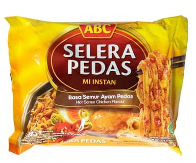 ABC Selera Pedas Mi Instan Hot Semur Chicken Flavour