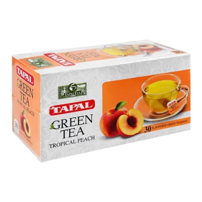 Tapal Green Tea Tropical Peach