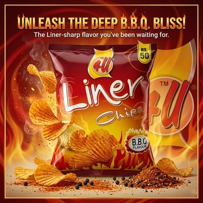 4u Liner Chips Bbq