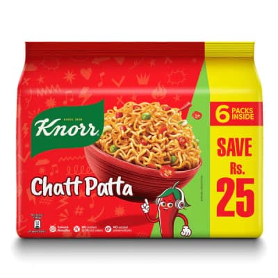 Knorr Chatt Patta Instant Noodles 6 Packs
