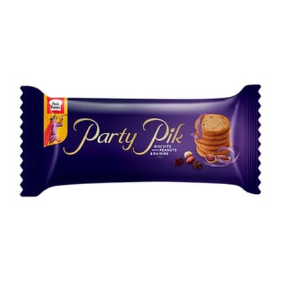 Party Pik Biscuits with Peanuts & Raisins Half Roll