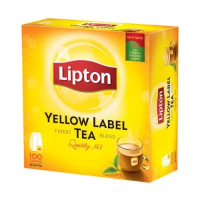 Lipton Yellow Label Tea, 100 Tea Bags, Black Tea