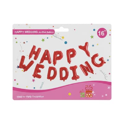 Happy Wedding Air-filled Balloon