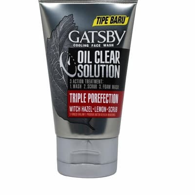 Gatsby Cooling Face Wash Oil Clear Solution Triple Porefection