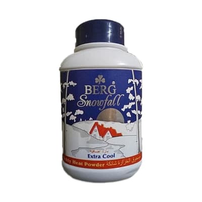 Berg Snowfall Prickly Heat Powder Extra Cool