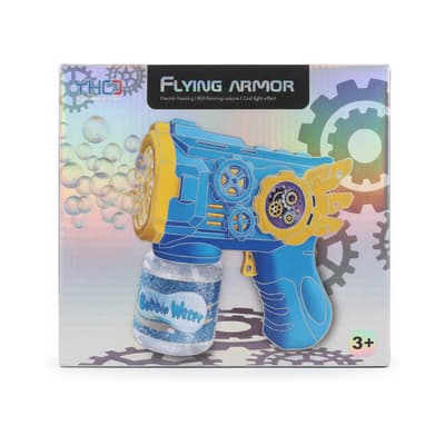 Flying Armor Bubble Gun