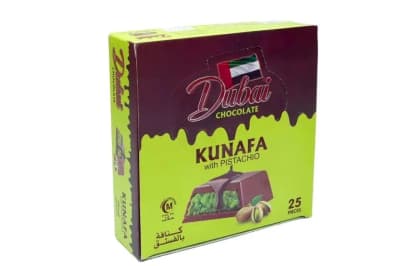 Dubai Chocolate Kunafa with Pistachio