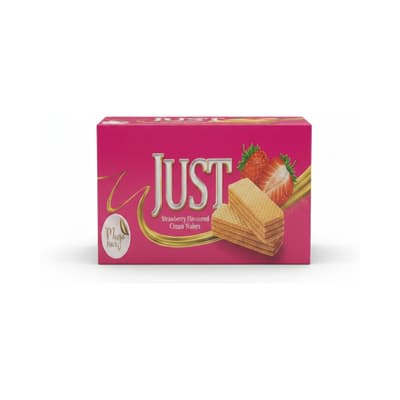 Just Strawberry Flavoured Cream Wafers Mega Pack