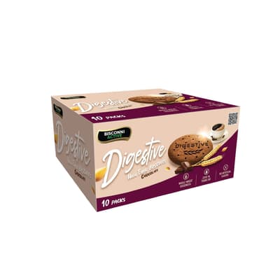 Bisconni Digestive Chocolate High Fiber Biscuits