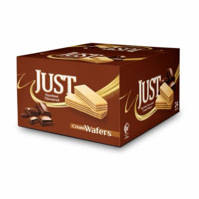 JUST Hazelnut Flavoured Cream Wafers
