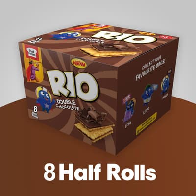 Peek Freans Rio Double Chocolate Flavoured Sandwich Biscuits