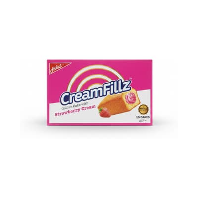 Hilal Creamfillz Strawberry Flavour 27gx10pcs