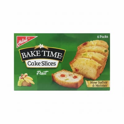 Bake Time Cake Slices Fruit