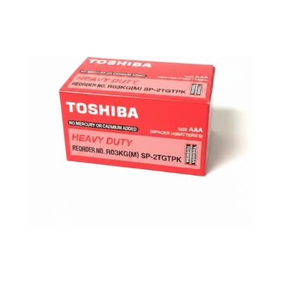 Toshiba Aaa Heavy Duty Batteries