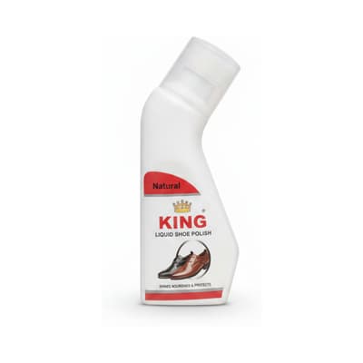 King Liquid Shoe Polish Natural