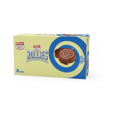 Bisconni Rollies Swiss Cream Roll Choco Vanilla