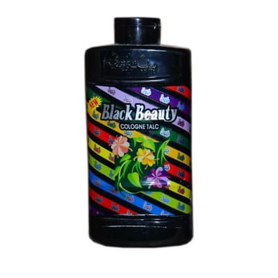 Black Beauty Cologne Talc Powder