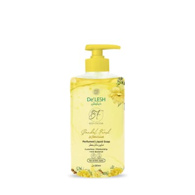De'lesh Body Factor Sandal Fresh Perfumed Liquid Soap