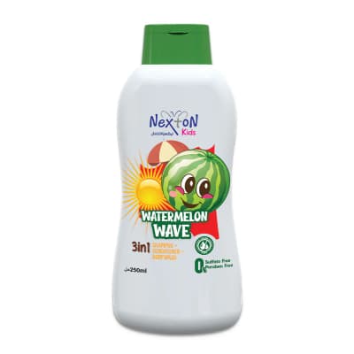 Nexton Kids 3in1 Shampoo Conditioner Body Wash Watermelon Wave