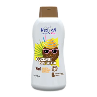 Nexton Kids Coconut Pure Splash 3in1 Shampoo Conditioner Bodywash