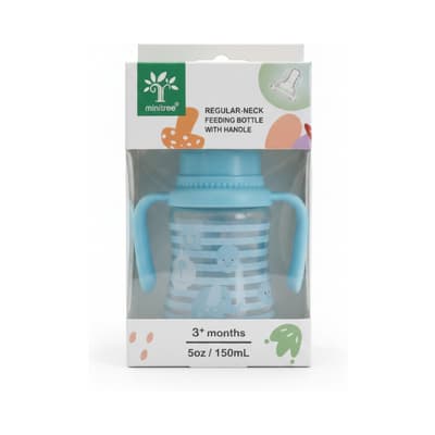 Minitree Regular-neck Feeding Bottle With Handle