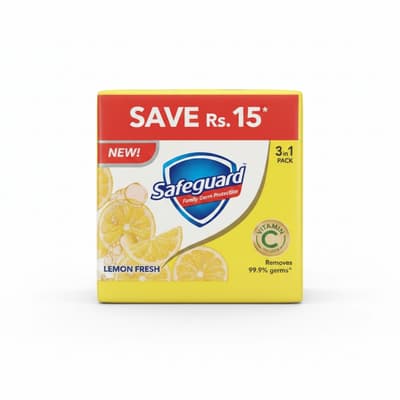 Safeguard Soap lemon Fresh 3Bar Pack