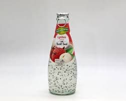 Lychee With Basil Seed Drink