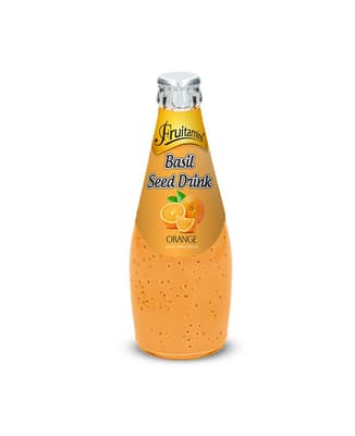 Fruitamins Basil Seed Drink Orange 500 ml